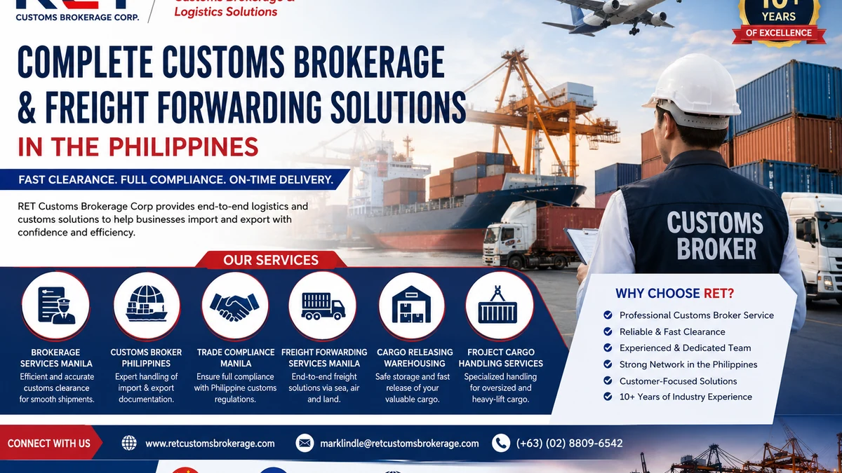Complete Customs Brokerage and Freight Forwarding Solutions in the Philippines for Seamless International Trade