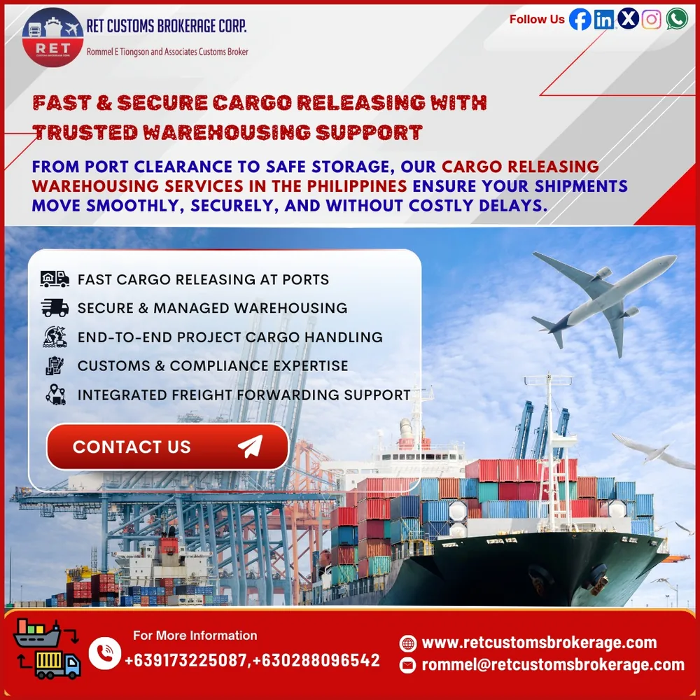 Smart Cargo Releasing, Secure Warehousing & Project Cargo Logistics in the Philippines
