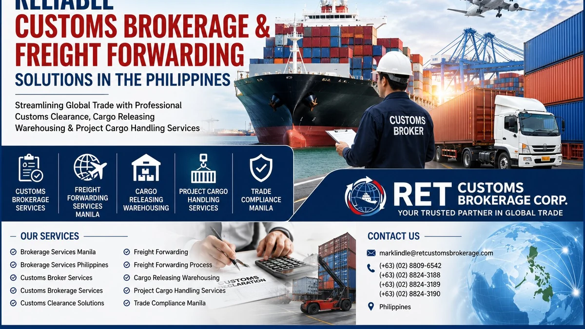 Freight Forwarding and Customs Brokerage Services in the Philippines: Building a Reliable Supply Chain for Global Trade